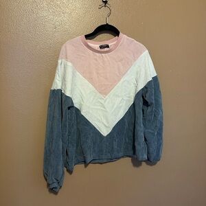 Shein Corduroy Style Long Sleeve Size S